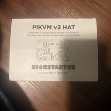 PiKVM v3 HAT, Open Box Unused Rasberry Pi kickstarter funded picture
