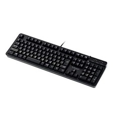 ELECOM Wired Keyboard Premium Membrane Full Keyboard 10 Million Presses picture