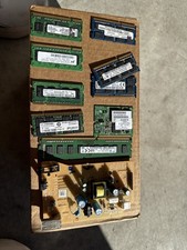 Lot of Laptop & Desktop RAM + Network Card + Electronic Control Boards Sold Asis picture