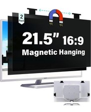 2Pack Magnetic 21.5” Privacy Screen Computer Hanging Removable Anti-Blue/Glare picture