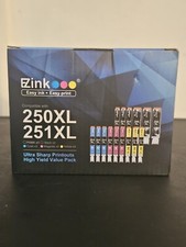 EZink Ink Cartridges PGI250XL, CLI251XL (15 Pack) All Sealed picture