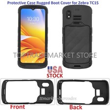 US NEW Protective Case Rugged Boot Cover for Zebra TC15 Scanner STOCK Shipping picture