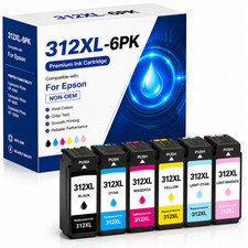 T312XL 312XL High Yield 6 Pack Ink Cartridge Compatible with Epson XP-8500 picture