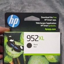 HP 952XL Genuine/Original Black Ink Cartridge, Inkjet (Model 952XL) picture