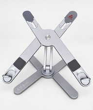 ElfAnt Adjustable Foldable Anti-Slip Aluminum Laptop Stand/Riser Silver picture