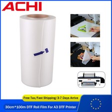 ACHI 30CM DTF Roll Transfer Film PreTreat Heat Transfer Paper For A3 DTF Printer picture
