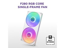 NZXT F280 RGB CORE RF-U28HF-W1 280mm RGB LED Single-Frame RGB Fan Unit picture