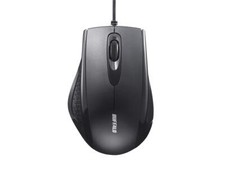 Buffalo bsmru050bk Wired 3 Button IR Optical Mouse Black Parent   blkNEW picture