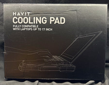 Havit HV-F2056 Laptop Cooling Pad 3 Fans USB for 15.6-17 Inch Open Box picture
