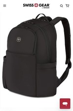 SwissGear 5719 Black Padded Polyester Laptop Backpack 15in w/ NEW with tags  picture