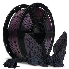 FLASHFORGE Rapid PLA 3D Printer Filament 1.75mm 1KG Burnt Titanium&Abyssal Red picture