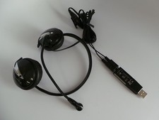 PLANTRONICS WIRED ADJUSTABLE HEADSET, SKYPE PHONE USB ADAPTER 02 USB picture
