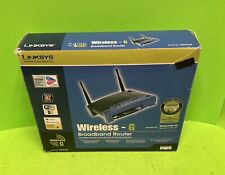 Linksys WRT54G v8 Wireless Broadband Router 2.4GHz 4-Port DD-WRT C4 -Pre Owned picture