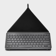 Wireless Keyboard with Stand for iPads & Tablets - heyday Black and Gray picture