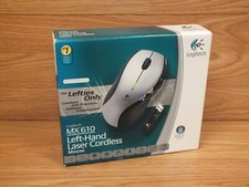 Logitech (MX 610) Left-Hand Laser Cordless Scroll Mouse W/ Receiver *BRAND NEW* picture