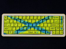 PBT EVA X Yellow Theme Keyboard Keycaps Cherry Profile Set For MX picture