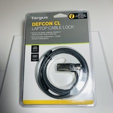 Targus DEFCON CL Laptop Computer Cable Lock - Resettable 4 Digit-Code, Galvanize picture