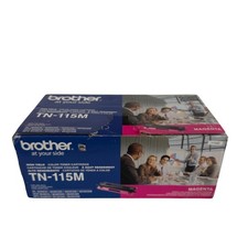 Brother TN-115M Genuine Magenta High Yield Toner Cartridge NEW Open Box picture