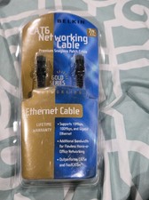 Belkin CAT6 Ethernet Cable 25 ft Gold Series Cable LOT OF 6 picture