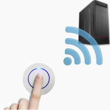 Wireless Power On Button external for PC PCI-E Desktop DIY Computer Case Mod picture