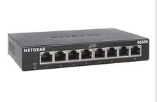NETGEAR 8-Port Gigabit Ethernet Unmanaged Network Switch Model GS308 picture