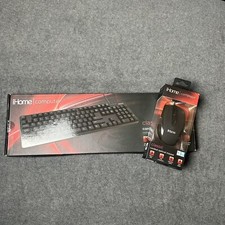 iHome Classic Corded Desktop Keyboard And Mouse *BRAND NEW* picture