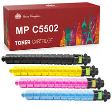 4PCS High Yield BCMY Toner Cartridge Replacement For Ricoh Aficio MP C4502 C5502 picture