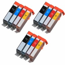 12 PK New Ink Set + latest chip for 564XL Photosmart Printer 5525 5522 5520 picture