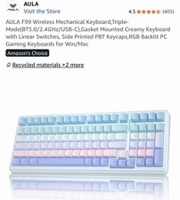 AULA F99 Wireless Mechanical Keyboard Mode(BT5.0/2.4GHz/USB-C) picture
