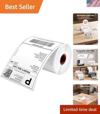 Eco-Friendly 4x6 Direct Thermal Labels - Perfect for Rollo and DYMO Printers picture