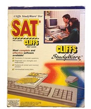 Vintage Cliff Notes SAT Prep Guide Study Ware Computer Software picture