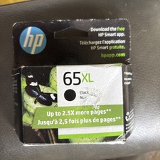 HP 65XL Black Extra Yield Ink Cartridge OEM Genuine Original NEW/SEALED 7/2027 picture