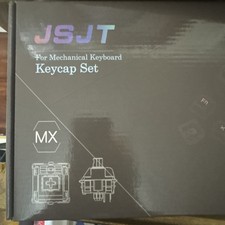JSJT Space 138 Keys Keycaps Cherry Profile Keycaps PBT, White picture