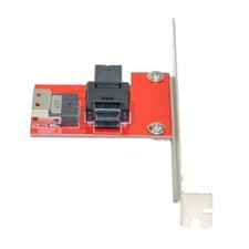 Cablecy  Female Adapter Slimline SAS SFF-8654 to HD PCI-Express 4.0 With Bracket picture