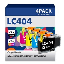 LC404 LC404XL Ink Cartridges for Brother MFC-J1205W MFC-J1215W MFC J1205W XL picture