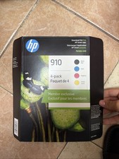 HP 910 Ink Cartridges - 4 Pack (B,C,M,Y),Genuine Exp 2026+ picture