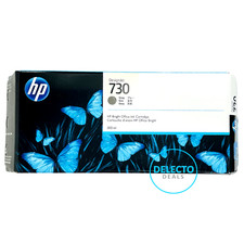 GENUINE HP 730 Gray DesignJet Ink Cartridge P2V72A, 300-ml SEALED Box 2028 picture
