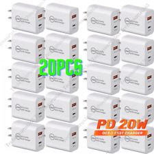 20x For iPhone Samsung 20W QC Fast Charger Block USB Type C Wall Power Adapter picture
