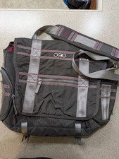 OGIO Monaco Messenger Bag Made To Fit Laptops Up To 13 Inches In Grey And Pink picture