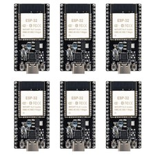 6-Pack ESP32-DevKitC-32 Development Board, Type-C, 38-Pin | ESP-32D chip, WiF... picture