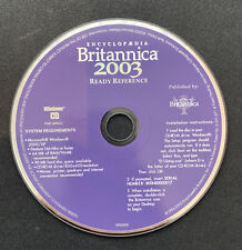 ENCYCLOPEDIA BRITANNICA 2003 Ready Reference CDRoM PC/ windows picture