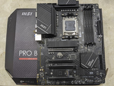 MSI PRO B650-P WiFi AM5 ATX AMD Motherboard I/O Panel - TESTED picture