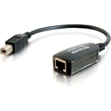 C2G 1-Port USB Extender - USB 1.1 Over Cat5 SuperBooster Dongle Extender - RJ45 picture