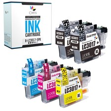 5PK Compatible CMYi LC3017 Ink Cartridges Combo fits Brother MFC-J5730DW J6930DW picture