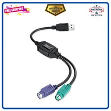Perixx PERIPRO-401 PS2 to USB Adapter for Keyboard and Mouse Built-in Controller picture