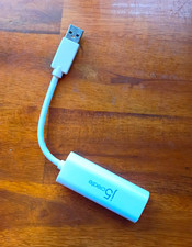 j5create JUA254 USB to Ethernet RJ-45 Female Adapter, Portable, White picture