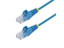 StarTech 2ft Blue Slim CAT6 Ethernet Cable, Snagless, 100W PoE, UTP, LSZH, 28AWG picture