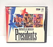 VTG 1994 Portraits Of American Presidents Multimedia Software- (CD-ROM) Windows picture