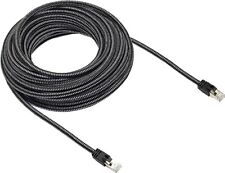 3 PACK 50 Feet Amazon Basics Braided RJ45 Cat-7 Gigabit Ethernet Internet Cable picture