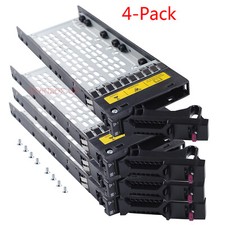 X4 2.5 Inch SAS SATA Hard Drive Hot-Swap HDD Tray Caddy For P14405 001 Kit New picture